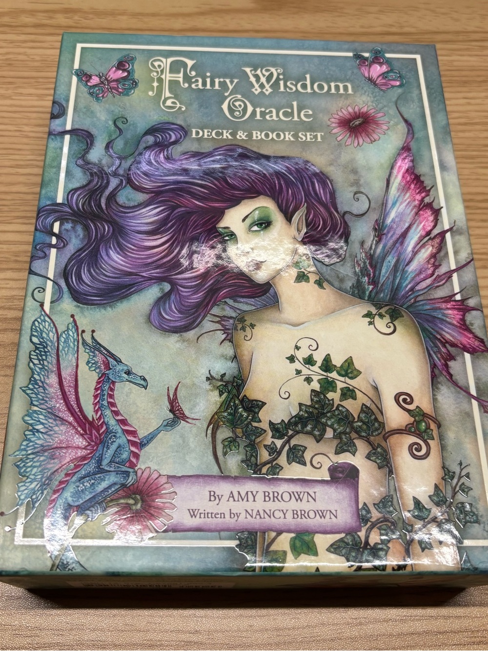 Fairy Wisdom Oracle Deck & Book Set - Purple